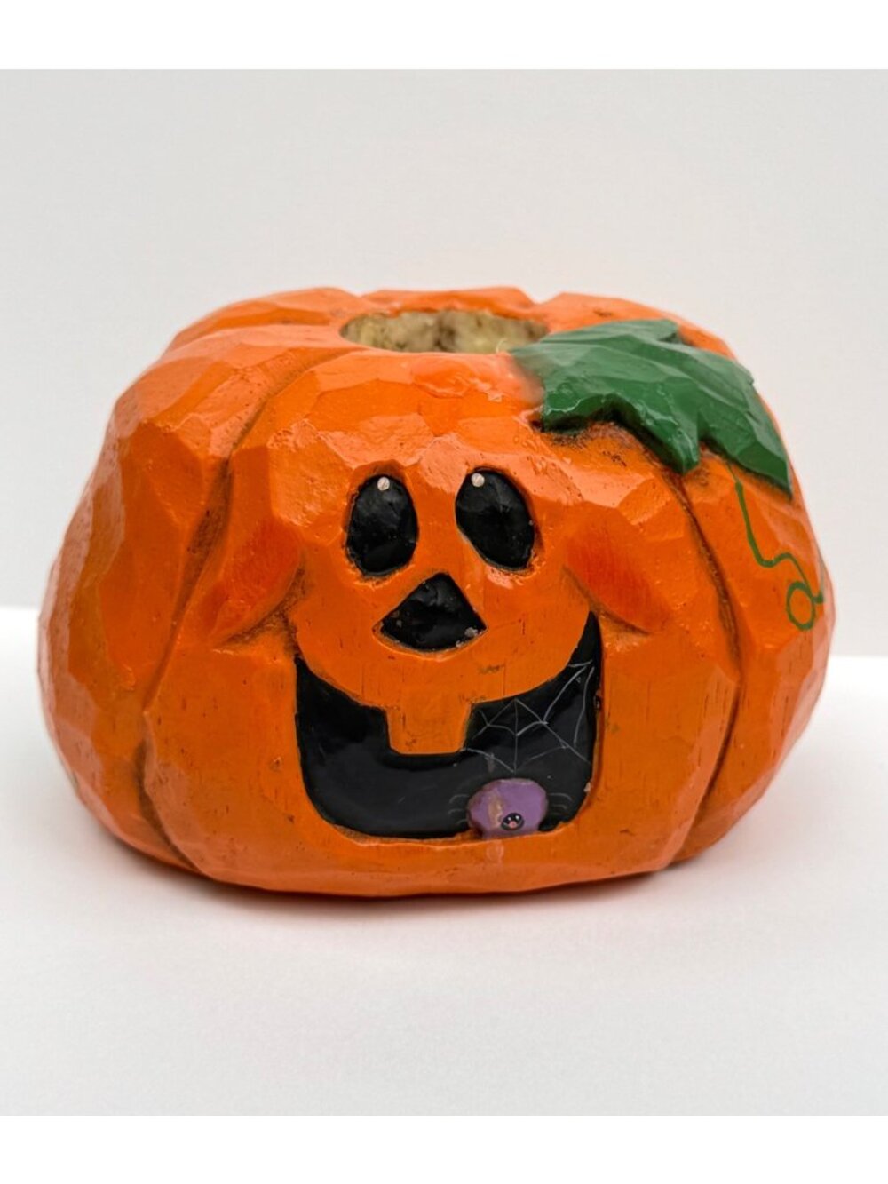 Midwest of Cannon Falls Eddie Walker Pumpkin Halloween Candle Holder Decor